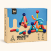 A003_1 36-piece magnetic sticks box showing a built model