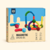 25-piece magnetic sticks box showing a completed arch model
