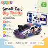Mini Metal RC Racer — 1:64 Die-Cast Car with App & Remote Control