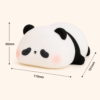 Dimensions diagram of the panda silicone night light