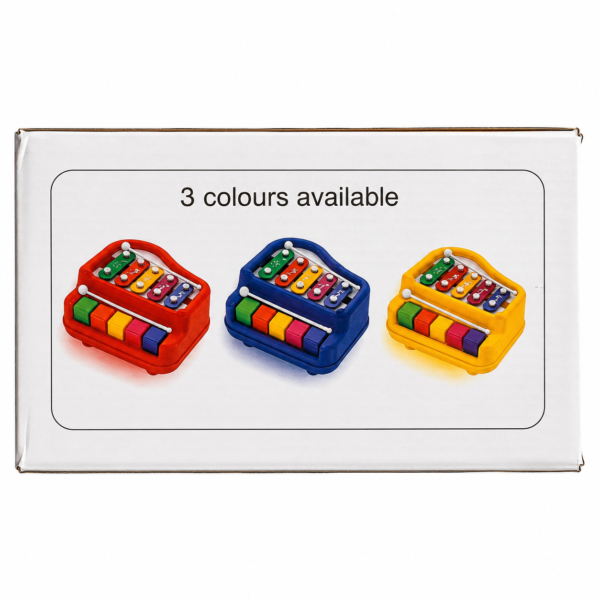 The xylophone shown in its three available colours