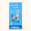 A012 Front of the Bubble Gun box showing the blue bubble blaster