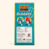 Back of the Bubblitz bubble gun box with safety information