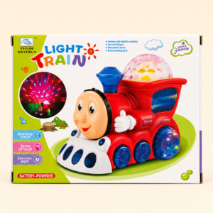 Light Train box showing the rotating light dome lit up