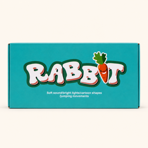 End panel of the Bud Jumping Rabbit box