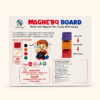 Back of the Magnetiq Board pack showing the pattern booklet and age guidance