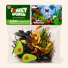 A025 Back of the Insect World pack showing beetles, centipedes and other figures