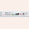 A033 3 Pack panel with item code and choking hazard warning for the toy piano