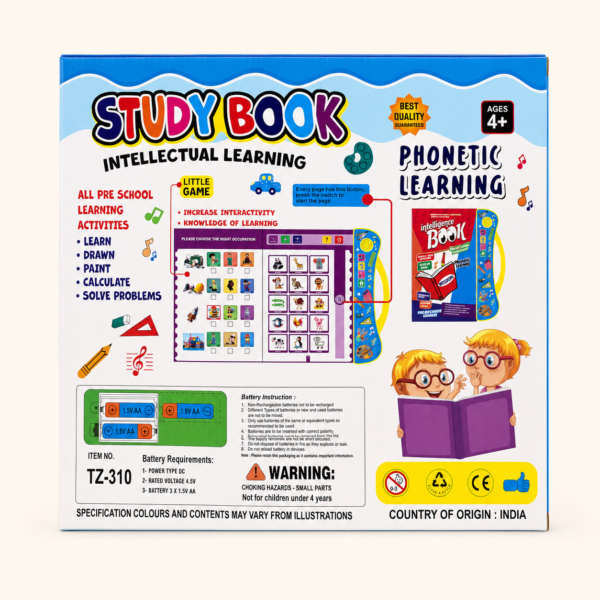 A040 2 Back of the Study Book pack showing the learning activity panels