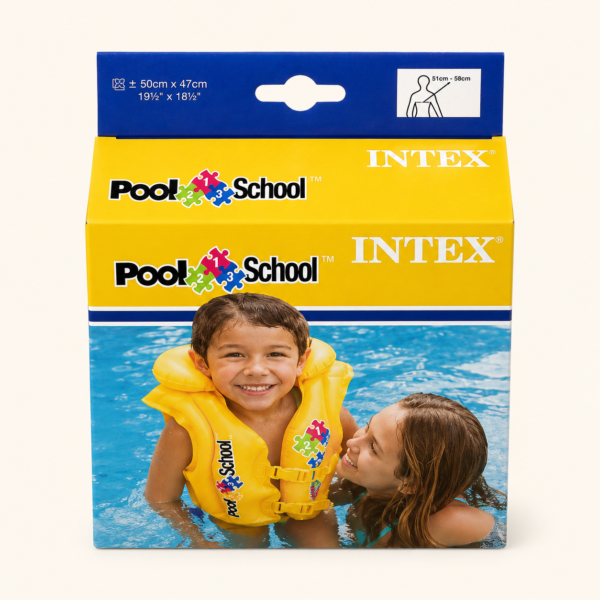 A041 5 Intex Pool School deluxe swim vest retail packaging