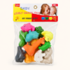 A042 1 Baby Lovely Chuchu Toys 12-piece squeeze bath toy set in its retail pack