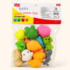 A042 2 The twelve soft animal chuchu bath toys seen through the pack