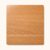 A044 back Blank wooden puzzle board base, shown with all pieces lifted out